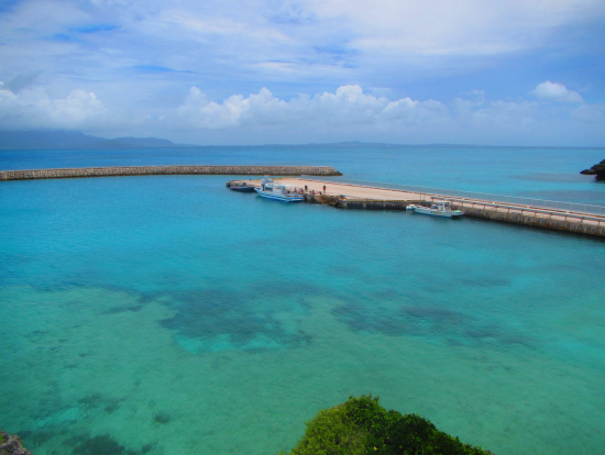 パナリ上地島の簡単な展望ポイントから