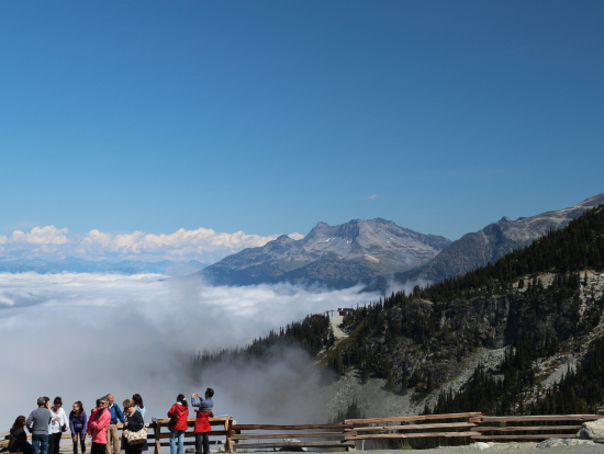 ブラッコム山頂エリアから