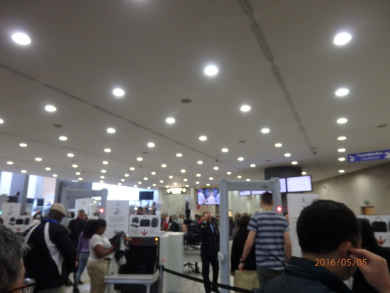 セキュリテイーチェック ~かなり緩かったと思います~