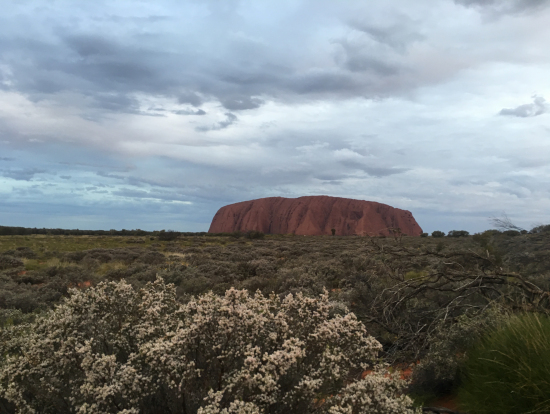 サンセット前は雲間から青空も見え、とても綺麗でした。