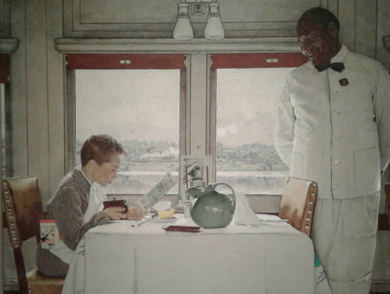 ノーマン・ロックウェルの作品はユーモアのあるものが多く、中には風刺的な物もあり楽しいです