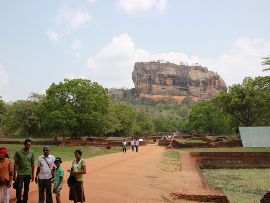 シーギリヤロック遠景