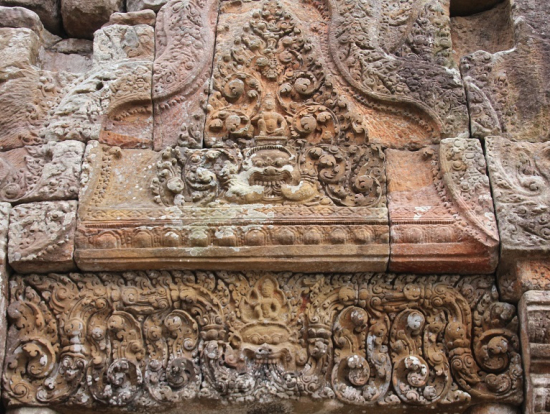 きれいなレリーフ