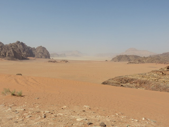 まるで火星にいるような感じ。