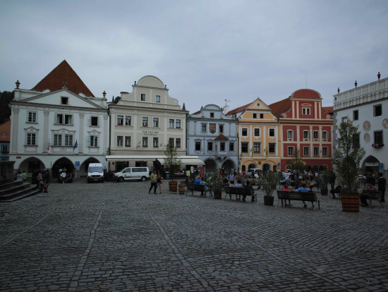 チェスキークルムロフ中央広場