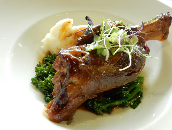 ランチメニューのLamb Shank
