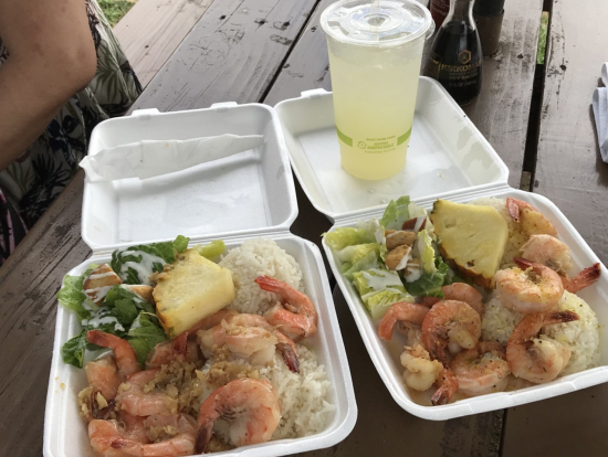 Big Wave のガーリックシュリンプ