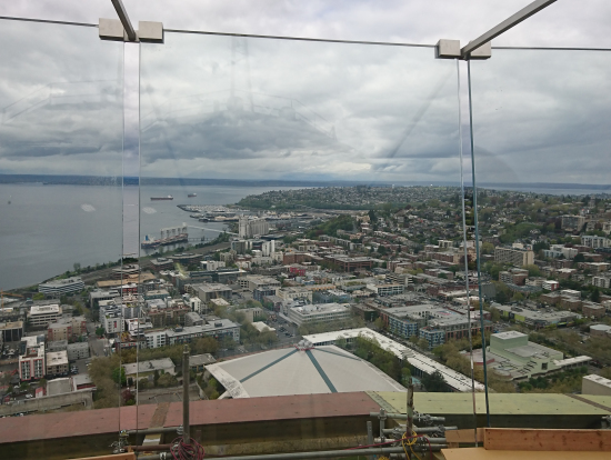 エリオット湾からユニオン湖にかけての眺望です。