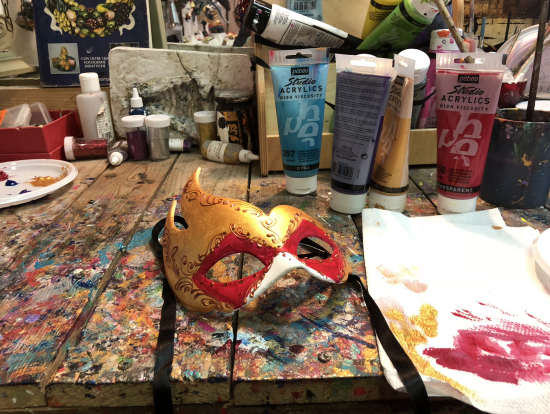 私の作ったマスケラです