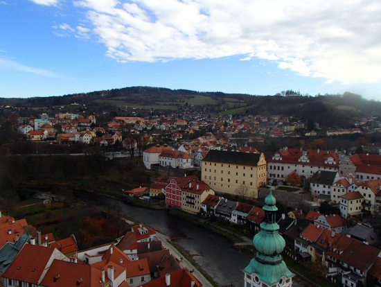 お城の塔からの眺め