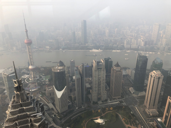 森ビル　100階から　外灘