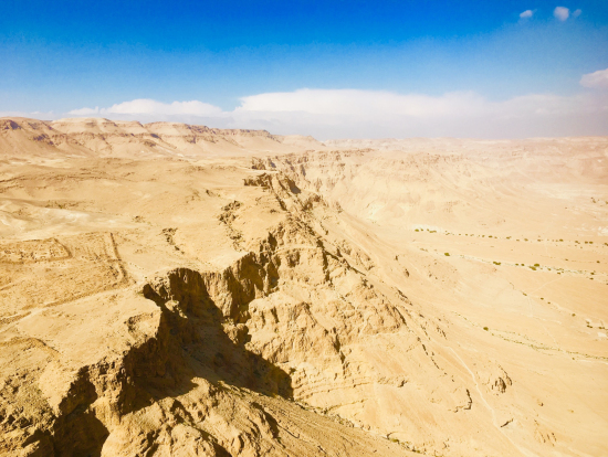 マサダ遺跡からの眺め