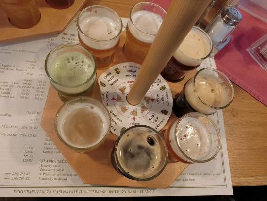 最初のバーのビール