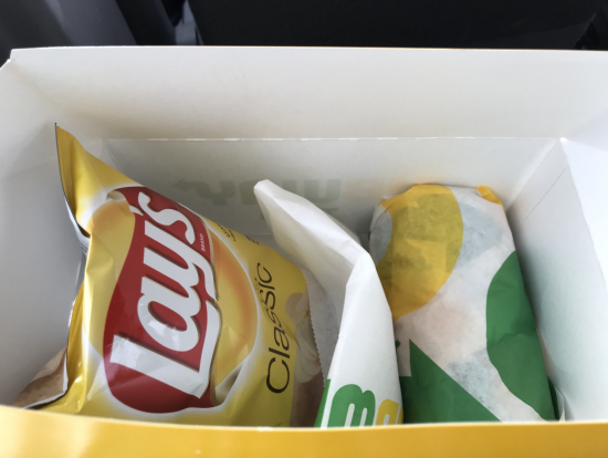 サブウェイのランチボックス