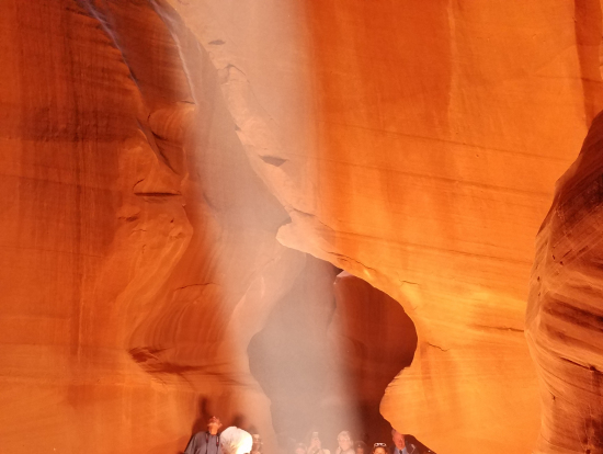 運良くビームも見られました（アンテロープ）