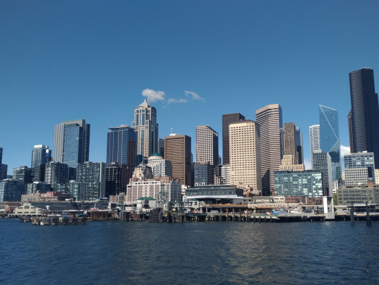 エリオット湾クルーズからの眺め