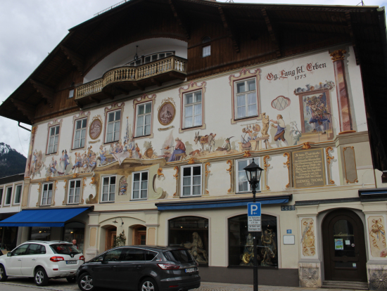 オーバーアマガウの壁画の家