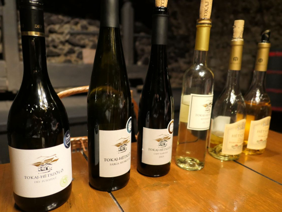 ６種類のワインを試飲