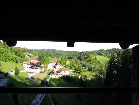 プレジャマ城からの眺め