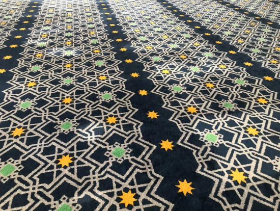 ブルーモスク床