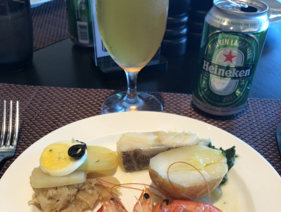 ポルトガル料理のランチ