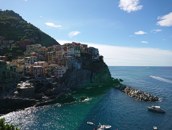 高いところから見たマナローラ