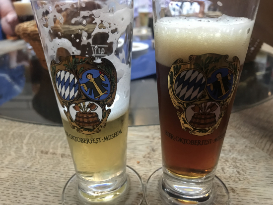 ヘレスビアとドゥンケルビア 飲み比べ