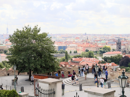 プラハ城からのプラハ市内の眺望