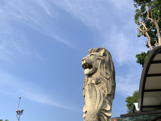 セントーサ島のマーライオン