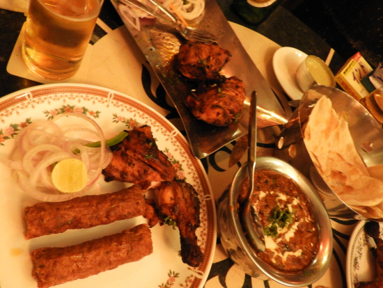 ご案内いただいたレストランでのランチ