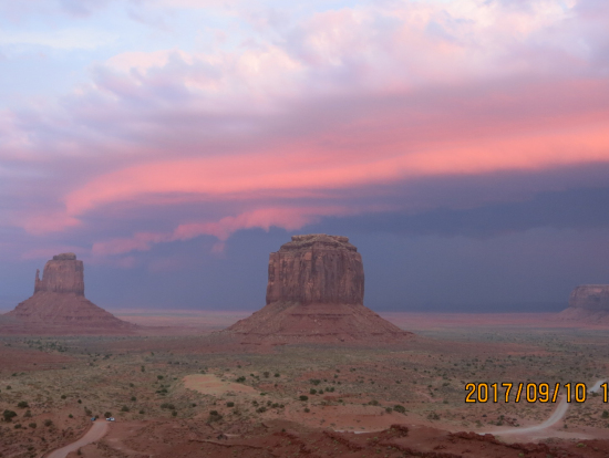 夕方は荒れ模様でした