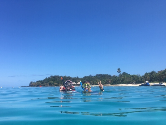 シュノーケリングレンタル無料でした