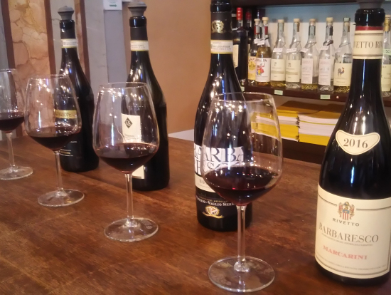 バルバレスコの試飲