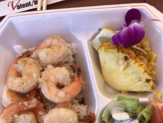 カマロンでガーリックシュリンプ４種類（全部で６種類有るそうです）