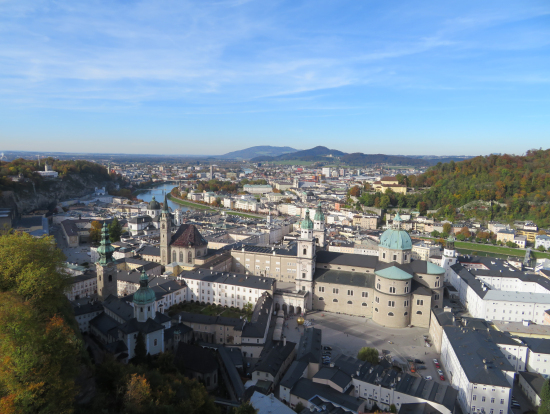 ザルツブルクの街並み