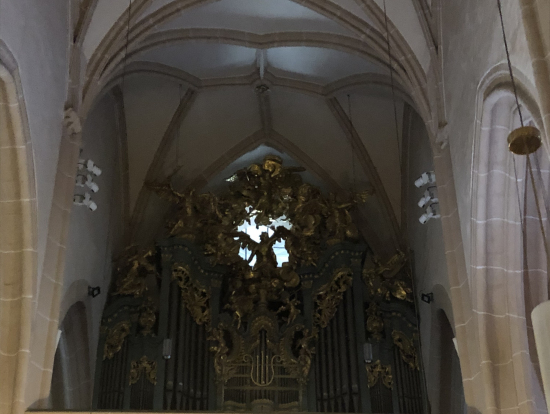 バーデンのモーツァルトが弾いたパイプオルガン