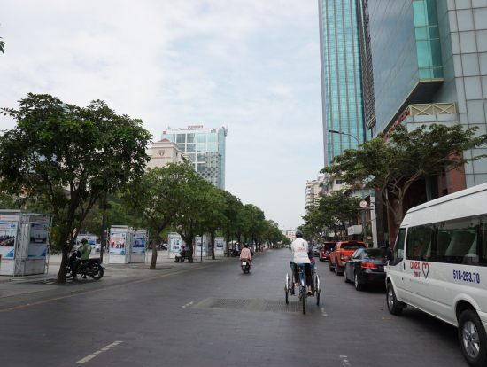 シクロは一人乗りでした。