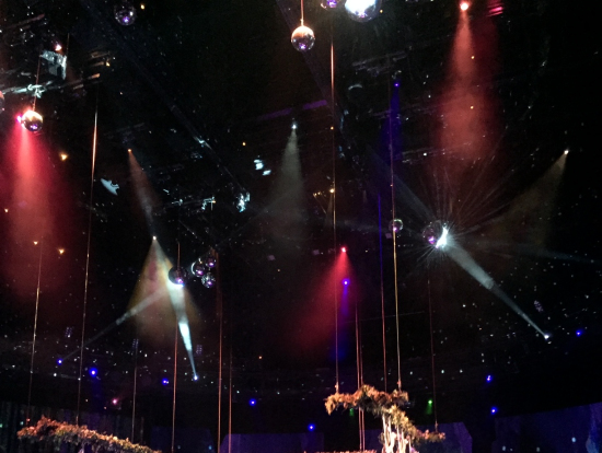 天井からブランコがかなり高いです