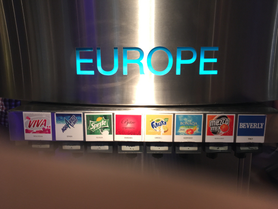 ヨーロッパのコカコーラ製品