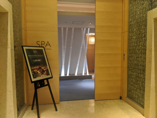 SPA INTERCONTINENTALでリラックス。