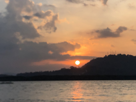 帰りのサンセット