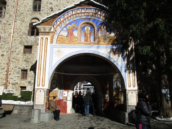 リラの僧院の入り口