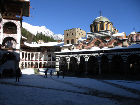 雪のリラの僧院