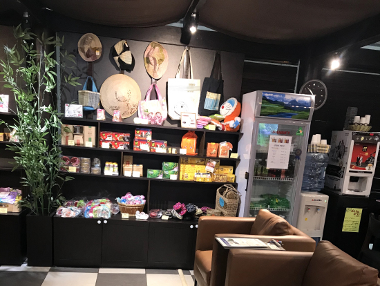 快適なラウンジ