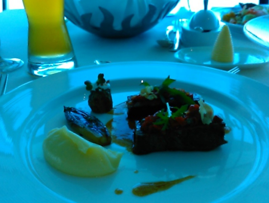 フィレステーキをオーダー