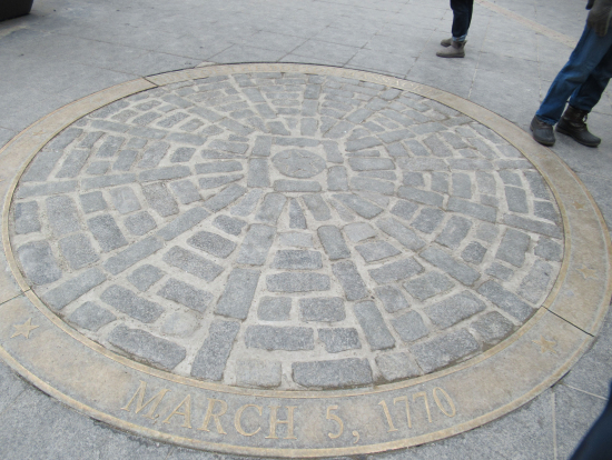 ボストン虐殺事件跡