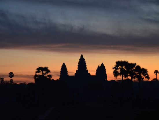 アンコールワットの朝焼け