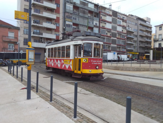 かわいい路面電車