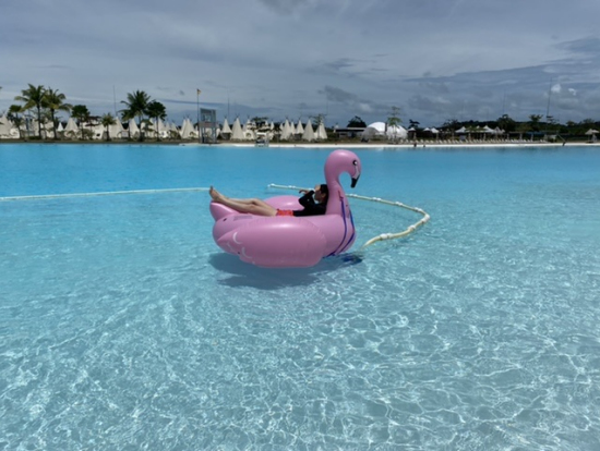 無料貸し出しの浮き輪