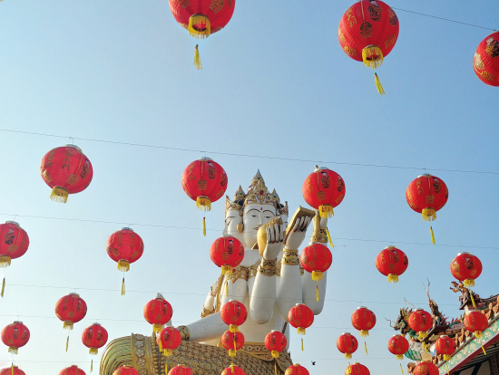 春節の時期でした